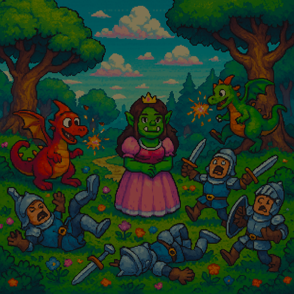 Le Dragon et le Princesse